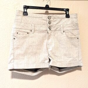 Wax jeans shorts